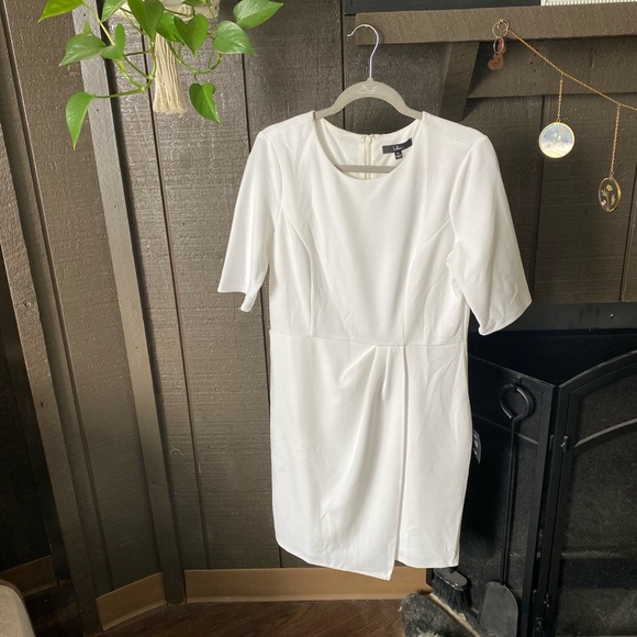 Lulus Westwood White Sheath Dress Wedding Bachelorette - Picture 2 of 10